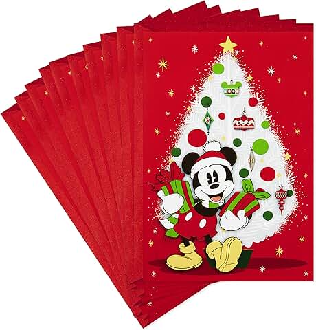 Pack of 10 Christmas Cards with Envelopes