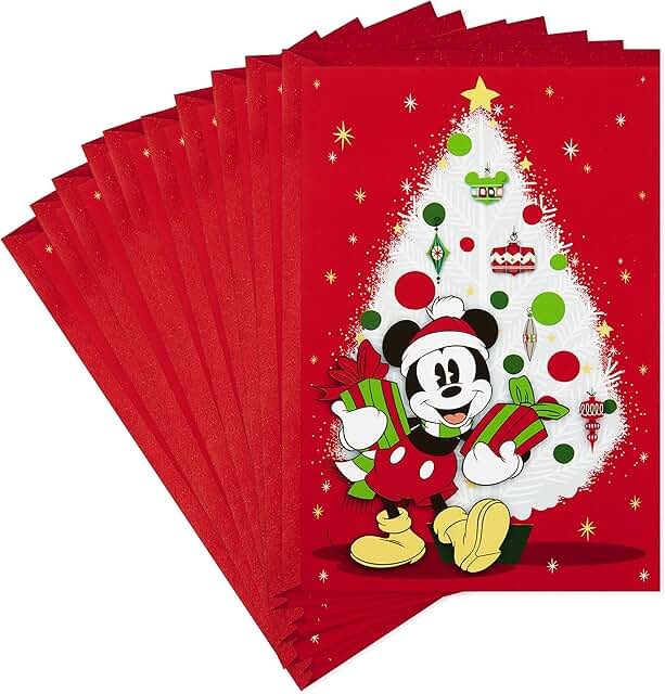 Pack of 10 Christmas Cards with Envelopes