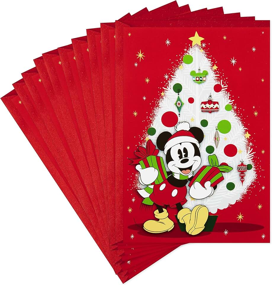 Pack of 10 Christmas Cards with Envelopes