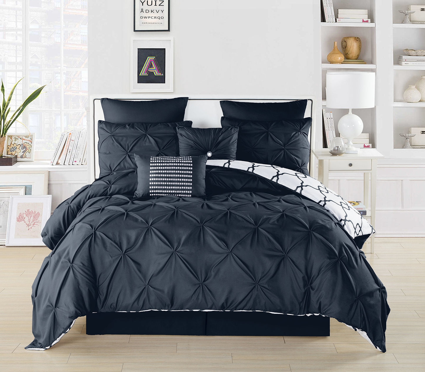 s Esy Comforter Set, Navy