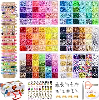 Friendship Bracelet Making Kit with Beads and Letters