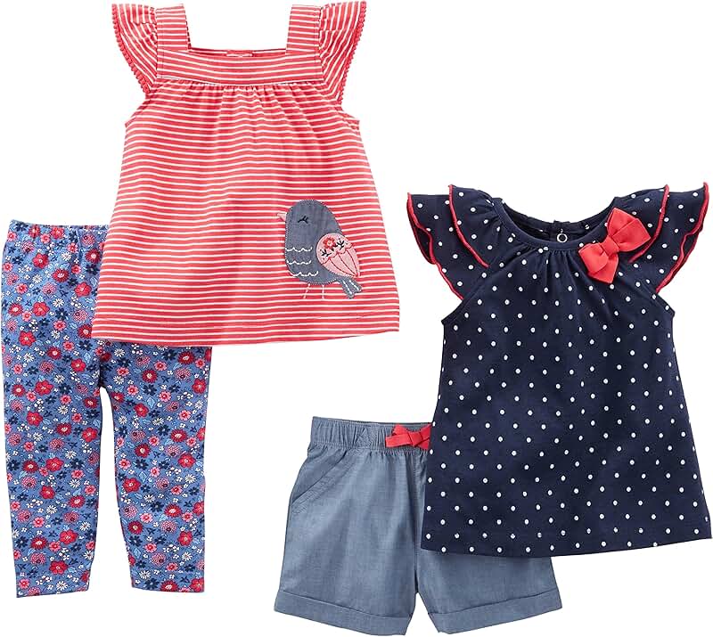 Baby Boys' 4-Piece Playwear Set