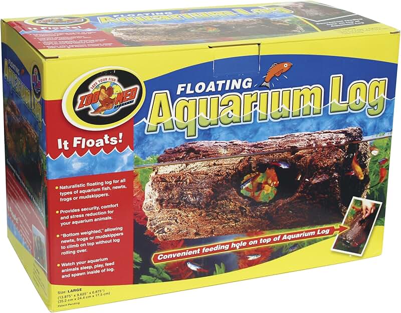 Large Floating Aquarium Log