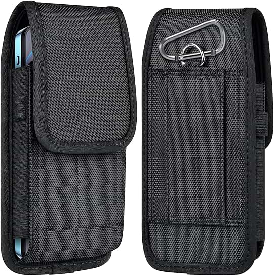 Nylon Belt Cell Phone Pouch for iPhone and Galaxy
