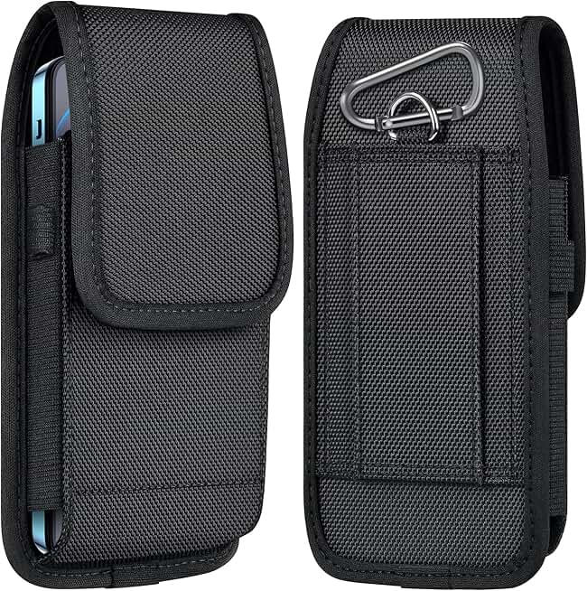 Nylon Belt Cell Phone Pouch for iPhone and Galaxy