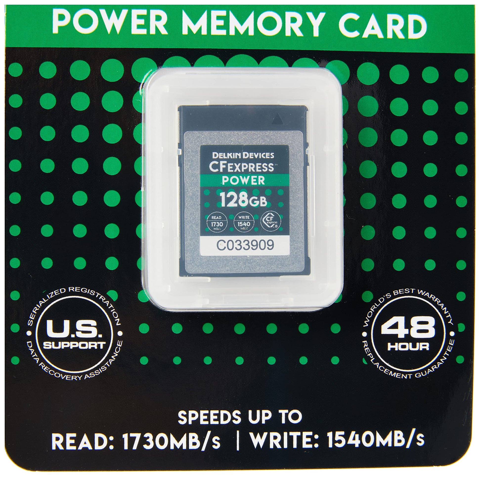 Devices 128GB Power CFexpress Type B Memory Card (DCFX1-128)