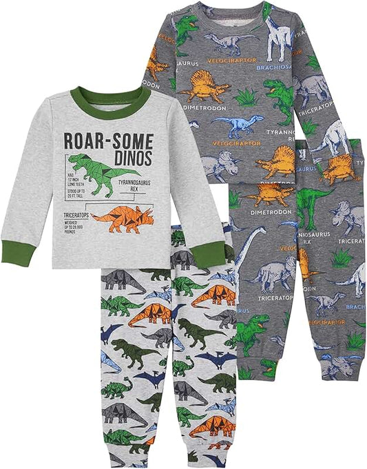 Baby Boys' Long Sleeve Top and Pants Pajama Set