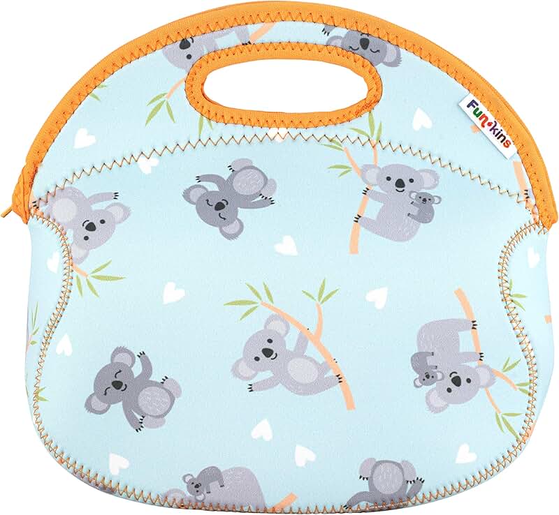 Kids Insulated Lunch Bag with Interior Pocket and Name Tag