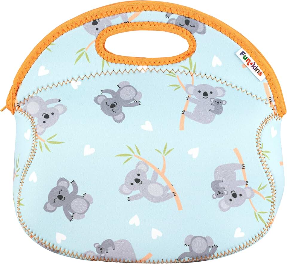 Kids Insulated Lunch Bag with Interior Pocket and Name Tag