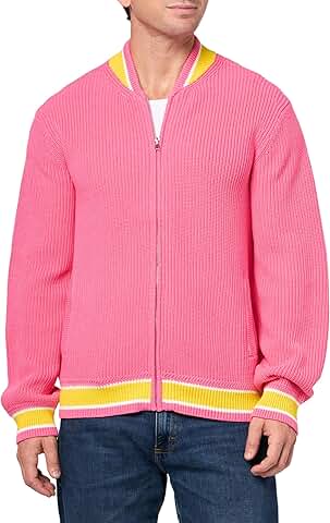 Men's Ribbed Bomber Jacket