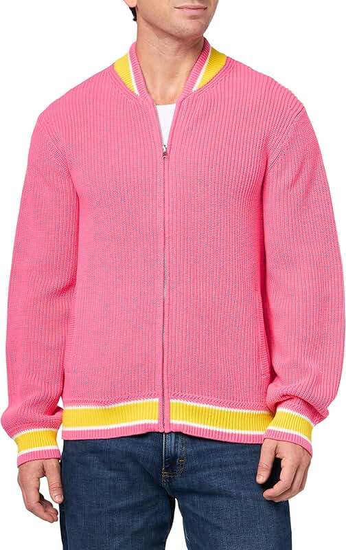 Men's Ribbed Bomber Jacket