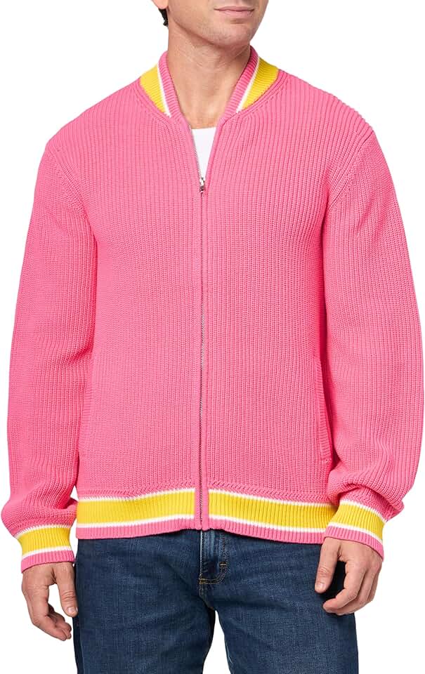 Men's Ribbed Bomber Jacket