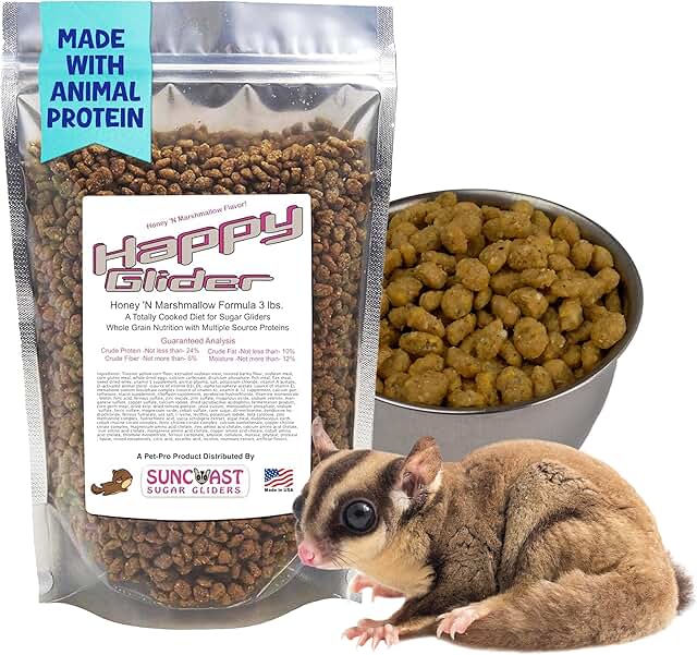 Premium Sugar Glider Food with Vitamins and Calcium