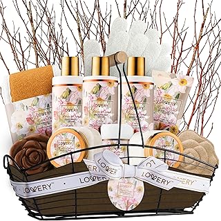 Vanilla Coconut Spa Gift Set with Bath Items
