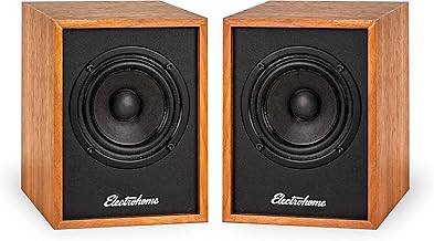 Powered bookshelf speakers with built-in amp and Bluetooth