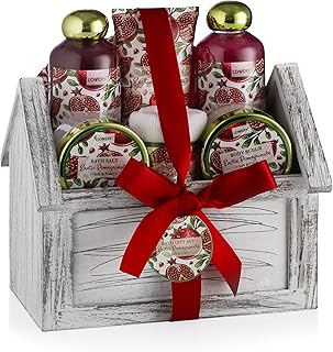Home Spa Gift Basket with Bath & Body Set