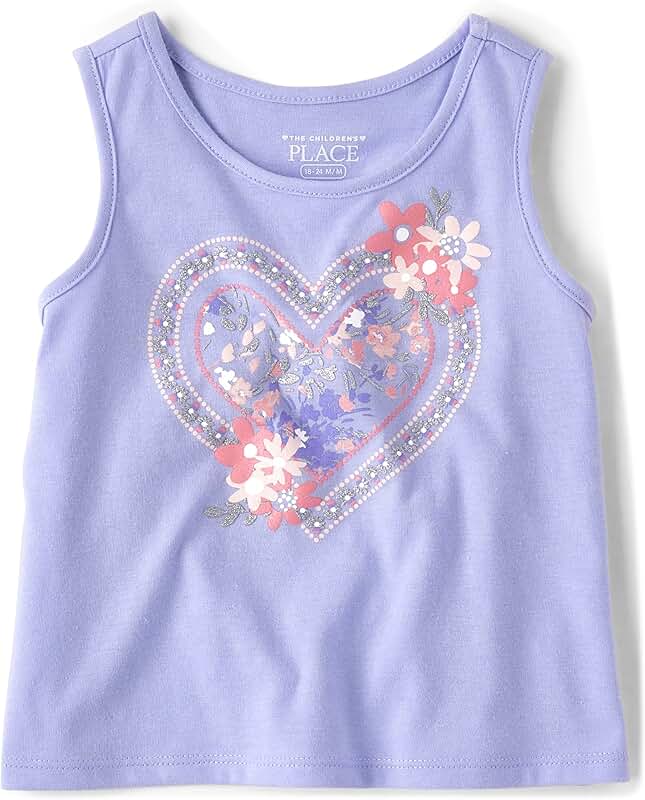 Baby and Toddler Girls Graphic Tank Top Pack