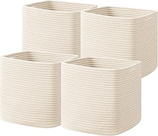 Set of 4 13-inch Cube Storage Bins for Organizing