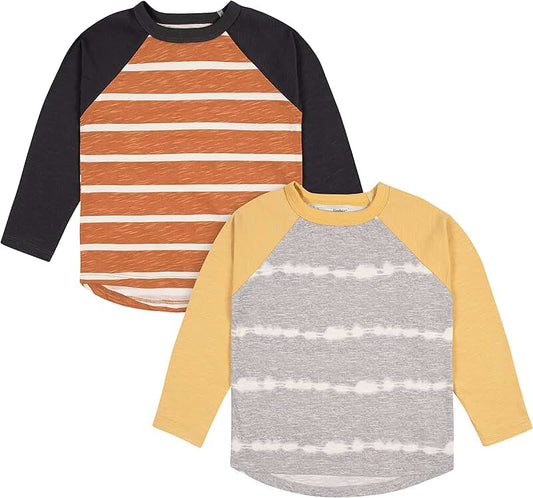 Baby Boys Long Sleeve Pocket T-Shirt Set