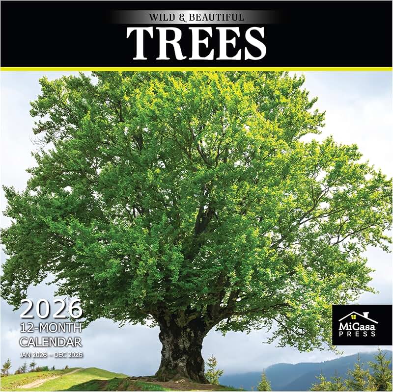 Wild and Beautiful Trees 2026 Wall Calendar