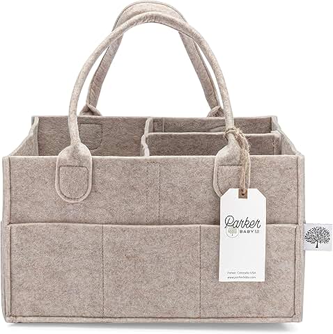 Baby Diaper Caddy for Nursery and Car Storage