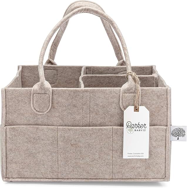 Baby Diaper Caddy for Nursery and Car Storage