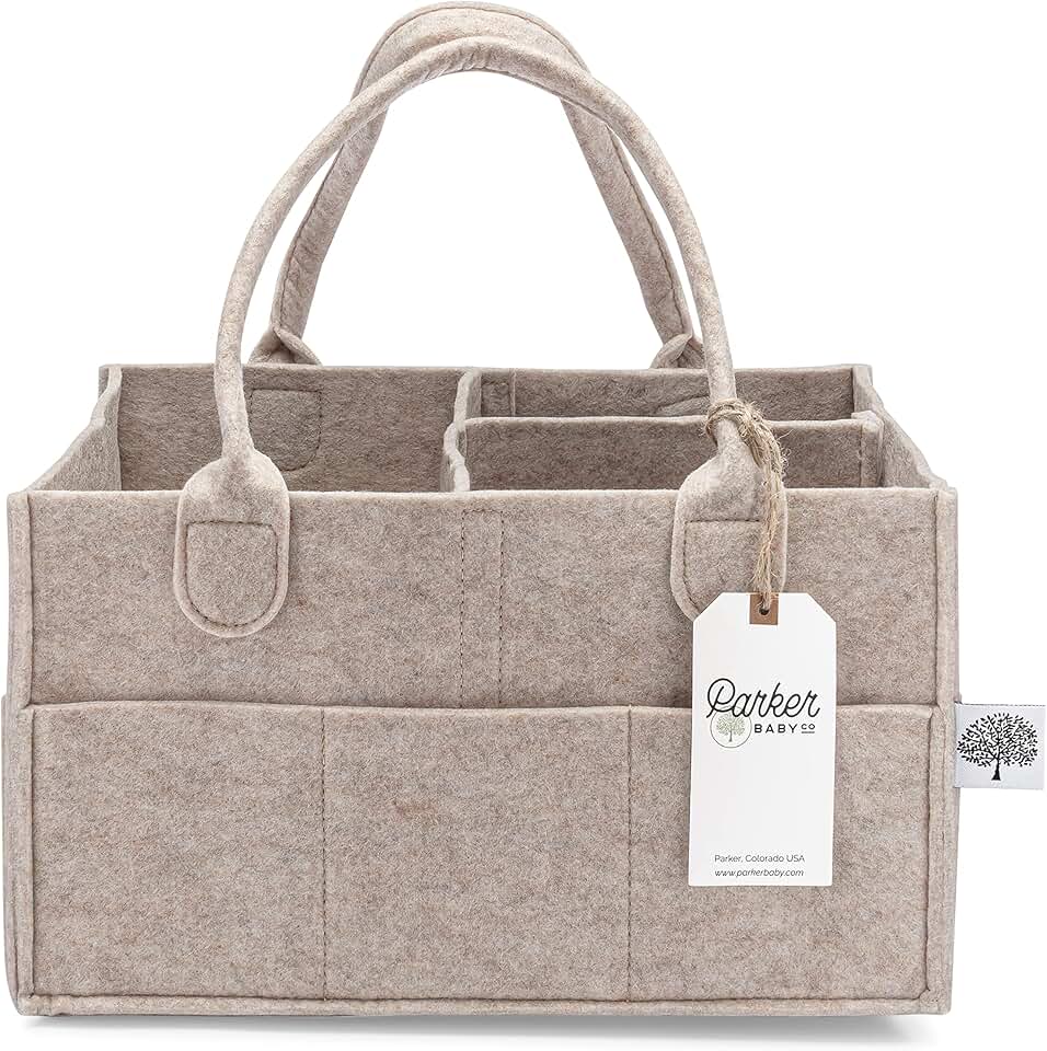 Baby Diaper Caddy for Nursery and Car Storage