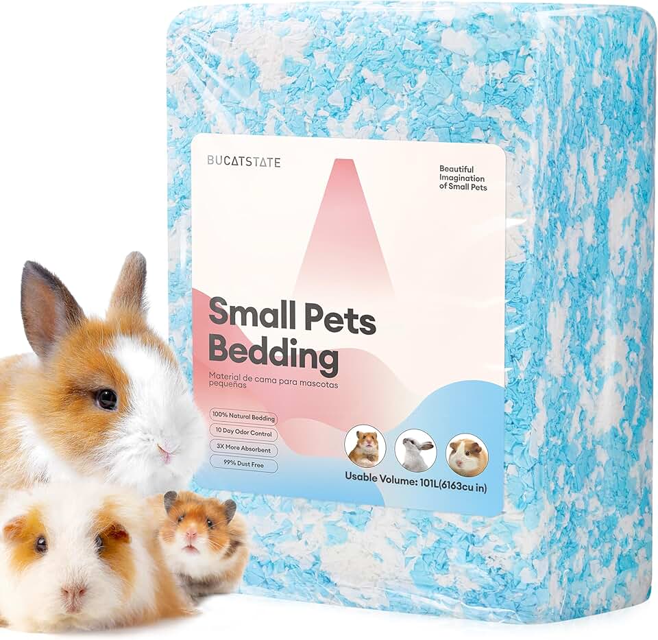 Hamster and Small Animal Bedding, 101L, Dust-Free, Odor Control