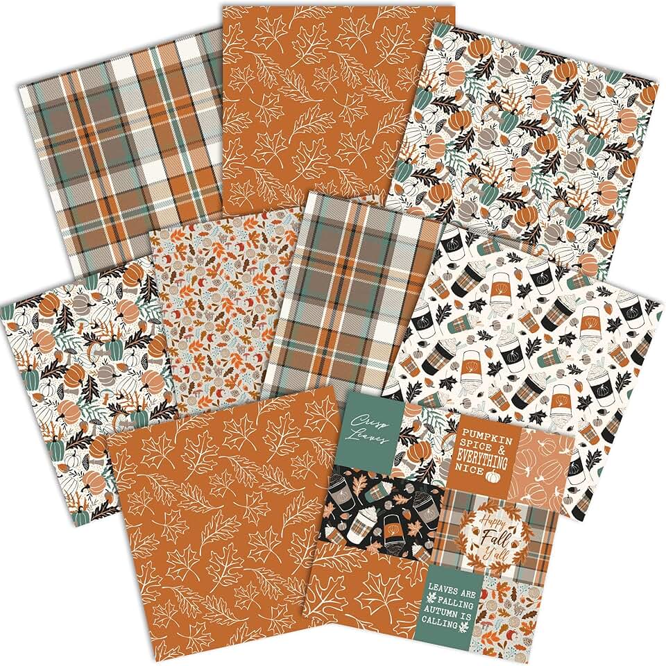 12x12 Decorative Double-Sided Paper Pack for Crafts