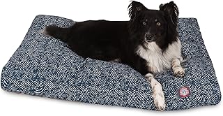 Teal Rectangle Indoor Outdoor Pet Dog Bed