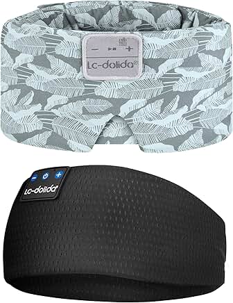 Extra Large Silk Sleep Mask with Bluetooth Headphones