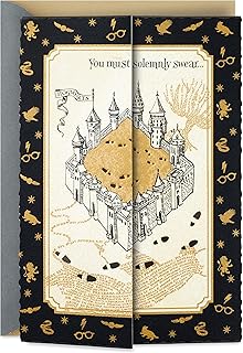 Harry Potter Marauder's Map Birthday Card