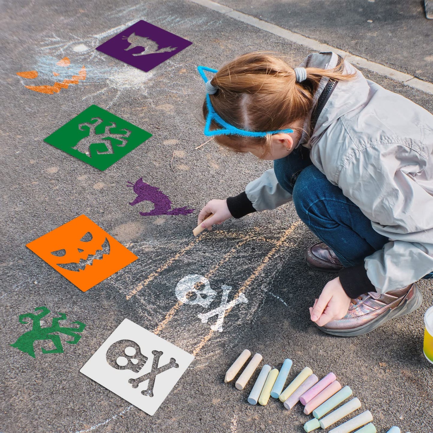 24 Pieces Kids Drawing Templates 8 Inches Assorted Shapes