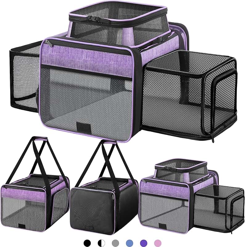Expandable Soft Pet Carrier for Medium Dogs and Cats