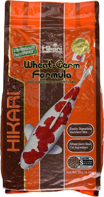 Mini Wheat Germ Floating Pellets for Pets, 4.4 Pounds