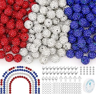 256-Piece Rhinestone Beads Kit for Jewelry Making