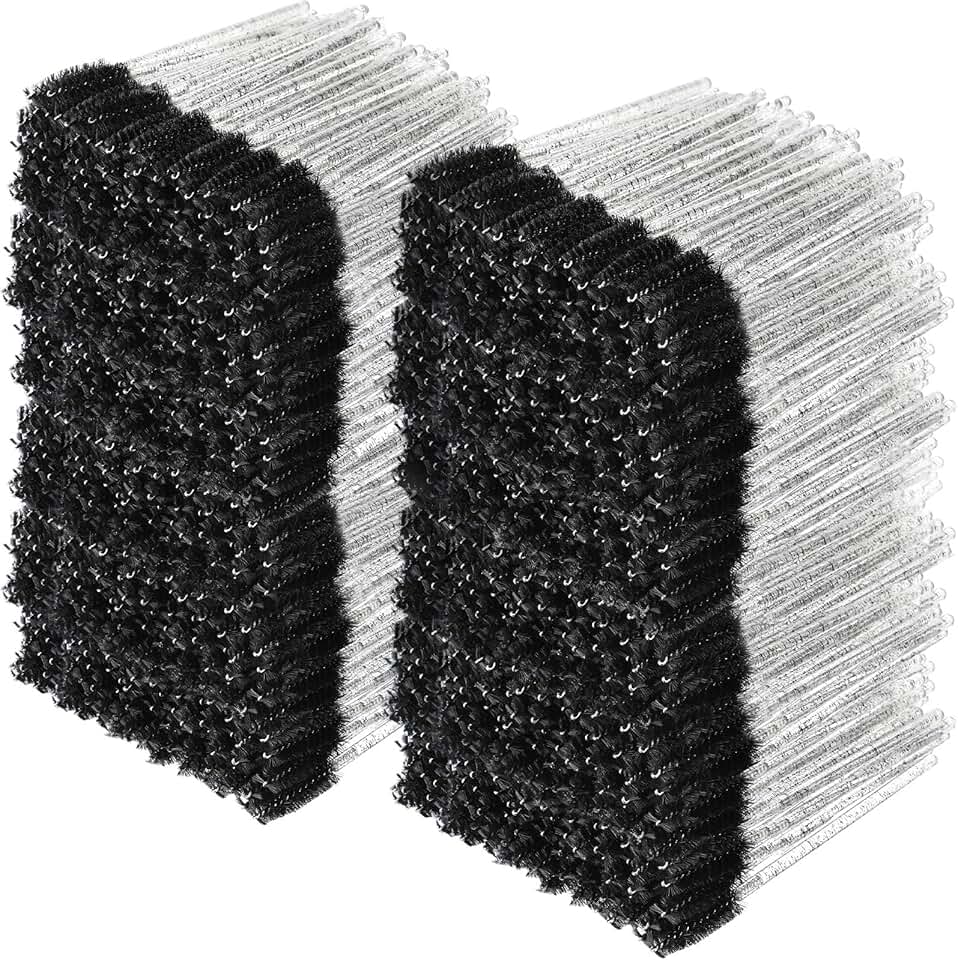 1000 Disposable Mascara Wands for Eyelash and Eyebrow Makeup