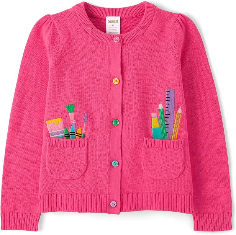 Baby Girl and Toddler Long Sleeve Cardigan