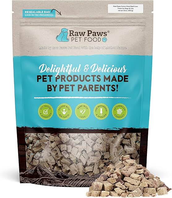 Freeze Dried Beef Liver Treats for Dogs and Cats