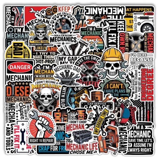 100 Waterproof Vinyl Stickers for Laptop Phone Car Window