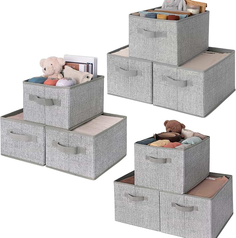 Bundle of 3 Closet Storage Bins
