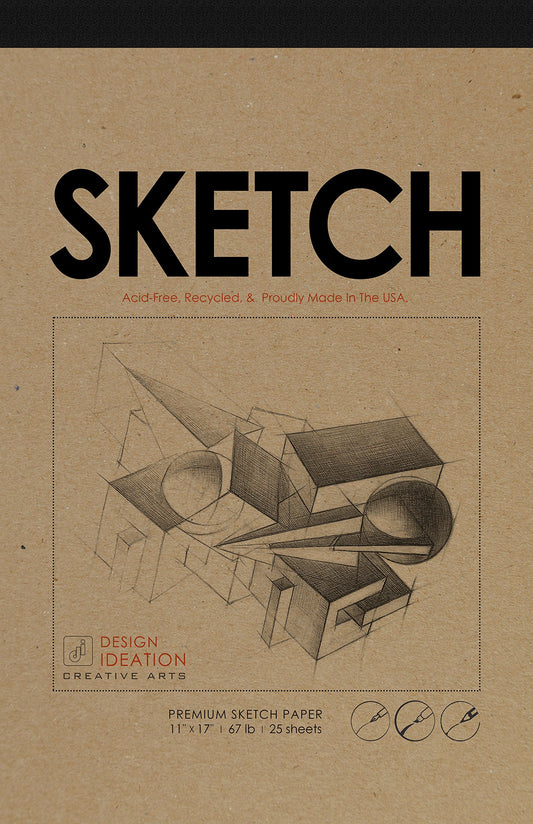 11" x 17" Premium Multi-Media Sketch Pad with 25 Sheets