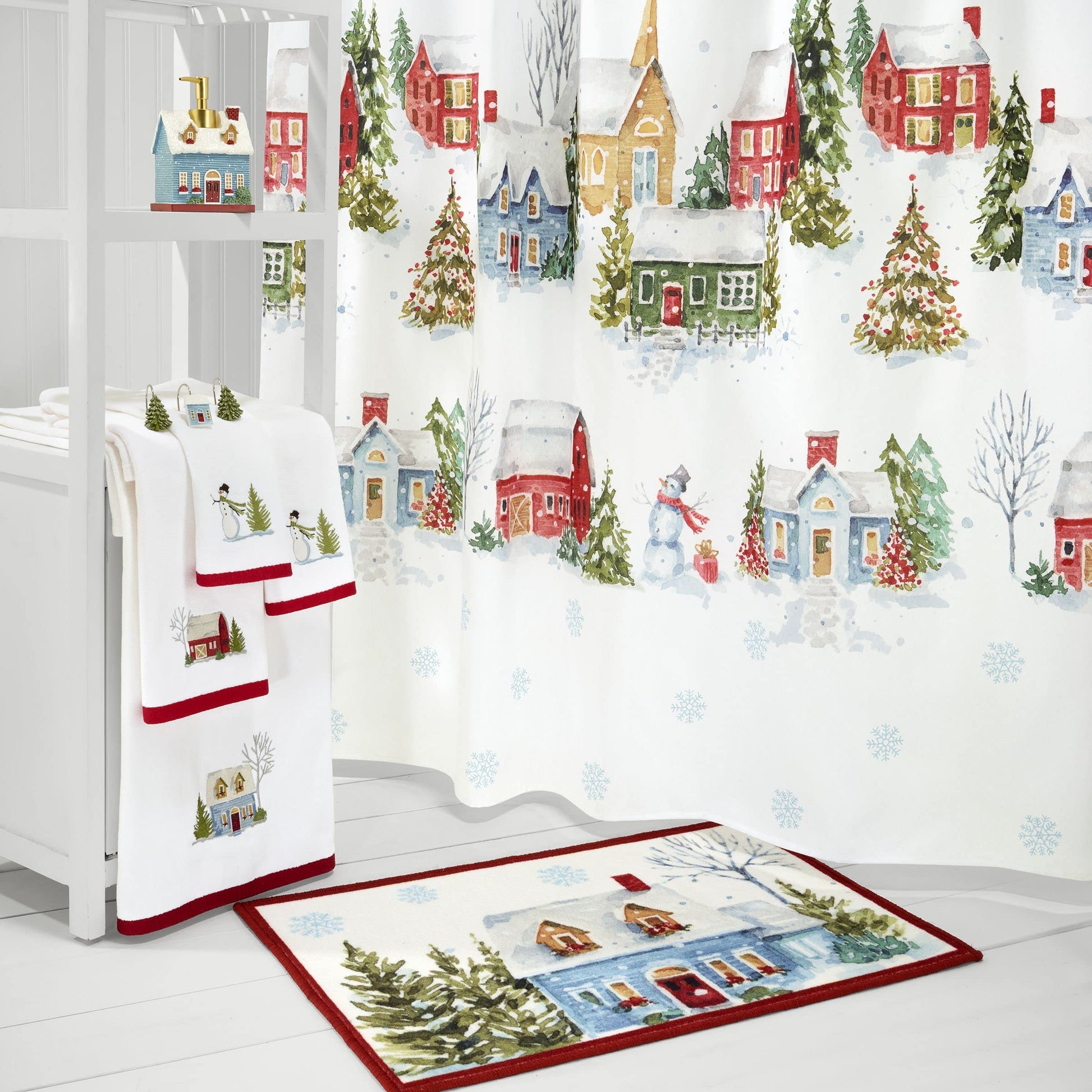 Bath Towel, 100% Cotton, Holiday Decor Warm Welcome ,