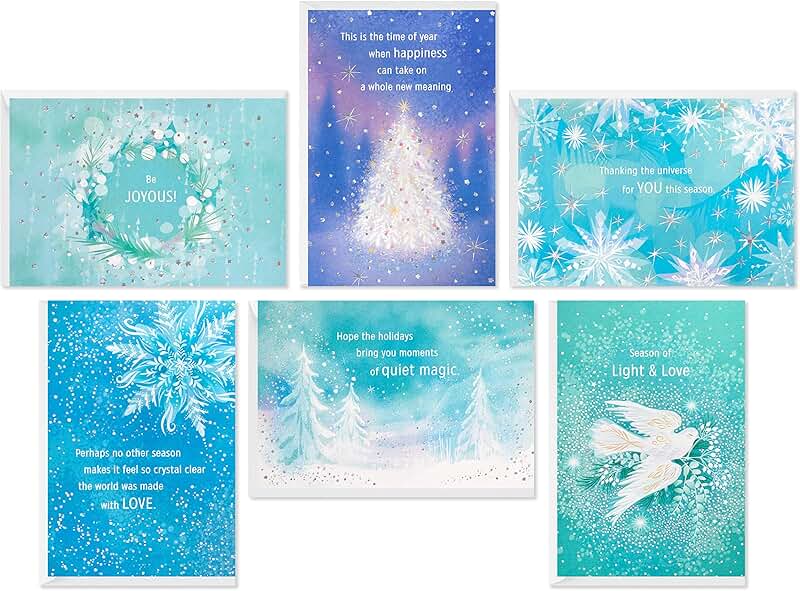 Holiday Card Assortment with 36 Cards and Envelopes