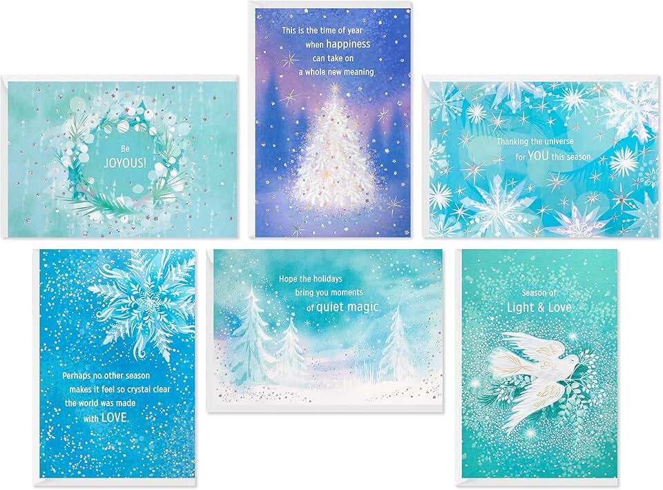 Holiday Card Assortment with 36 Cards and Envelopes
