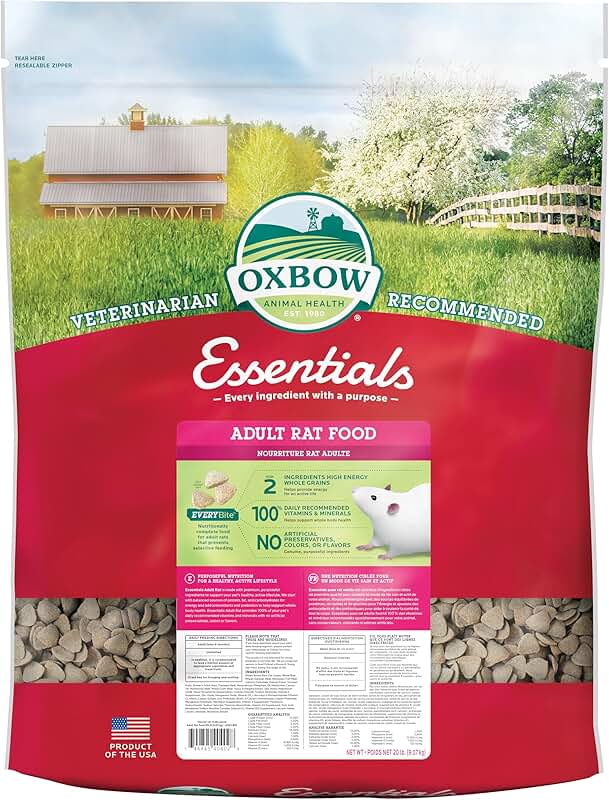 Natural Adult Rat Food - 20 lb