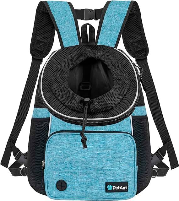 Adjustable Ventilated Pet Carrier Backpack for Cats and Dogs
