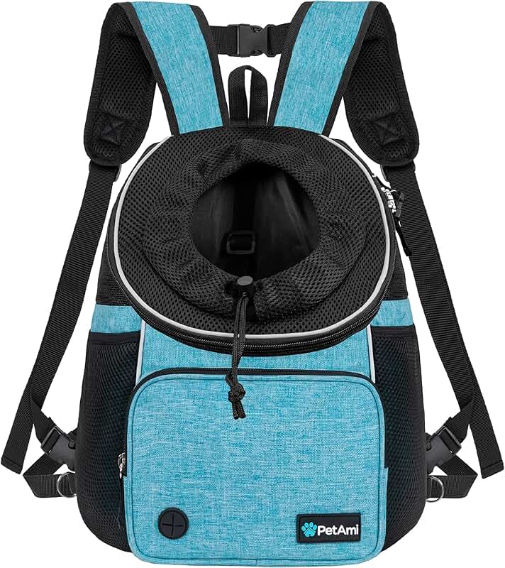Adjustable Ventilated Pet Carrier Backpack for Cats and Dogs