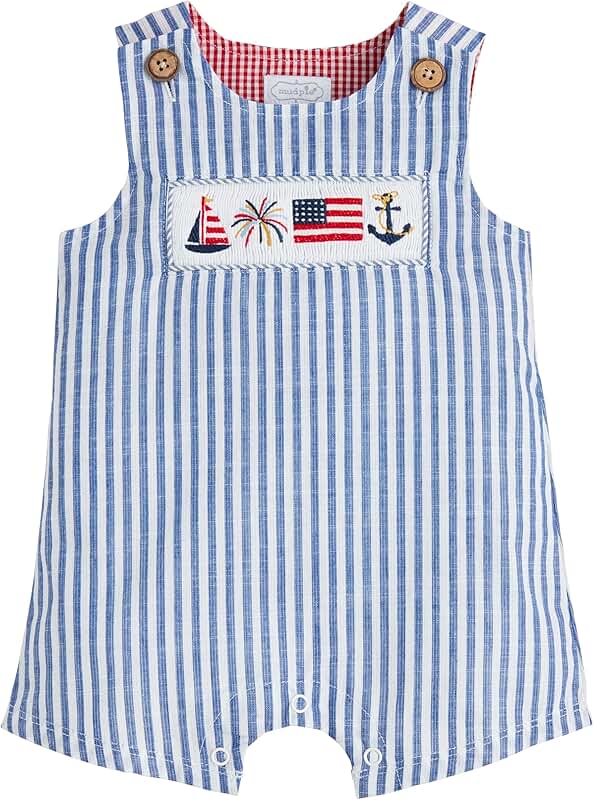Children's Stripe Smocked Jumper 6-9 Months