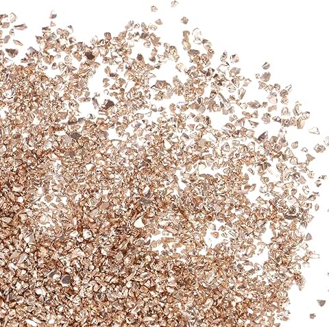 200g Colorful Crushed Glass Glitter for Nail Art and Crafts